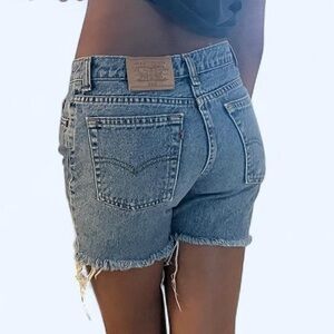 Levi’s Blue Denim Women's Shorts